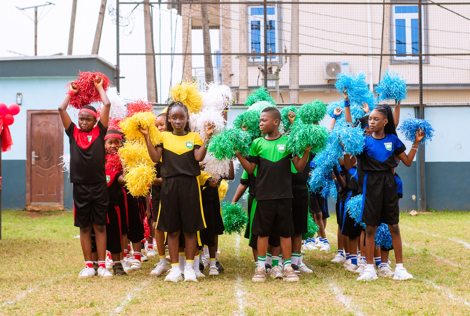 Citacad pupils enjoying a sports day activity