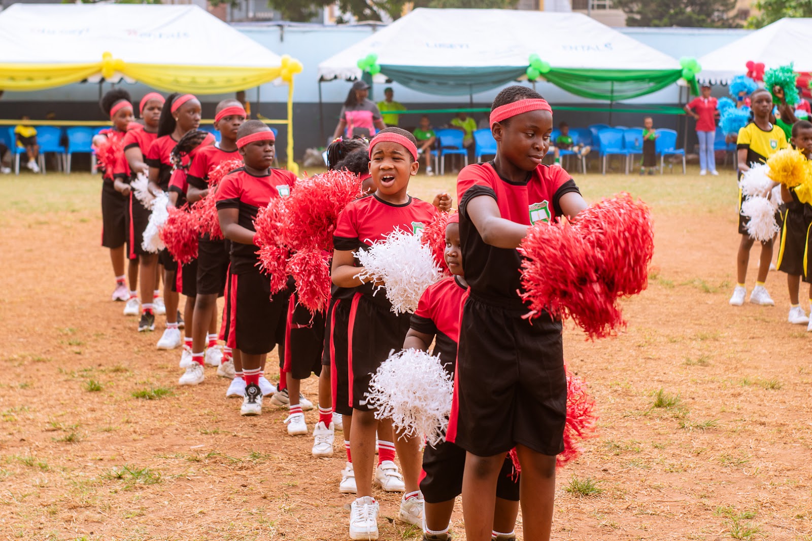 Citacad pupils performing at sports day