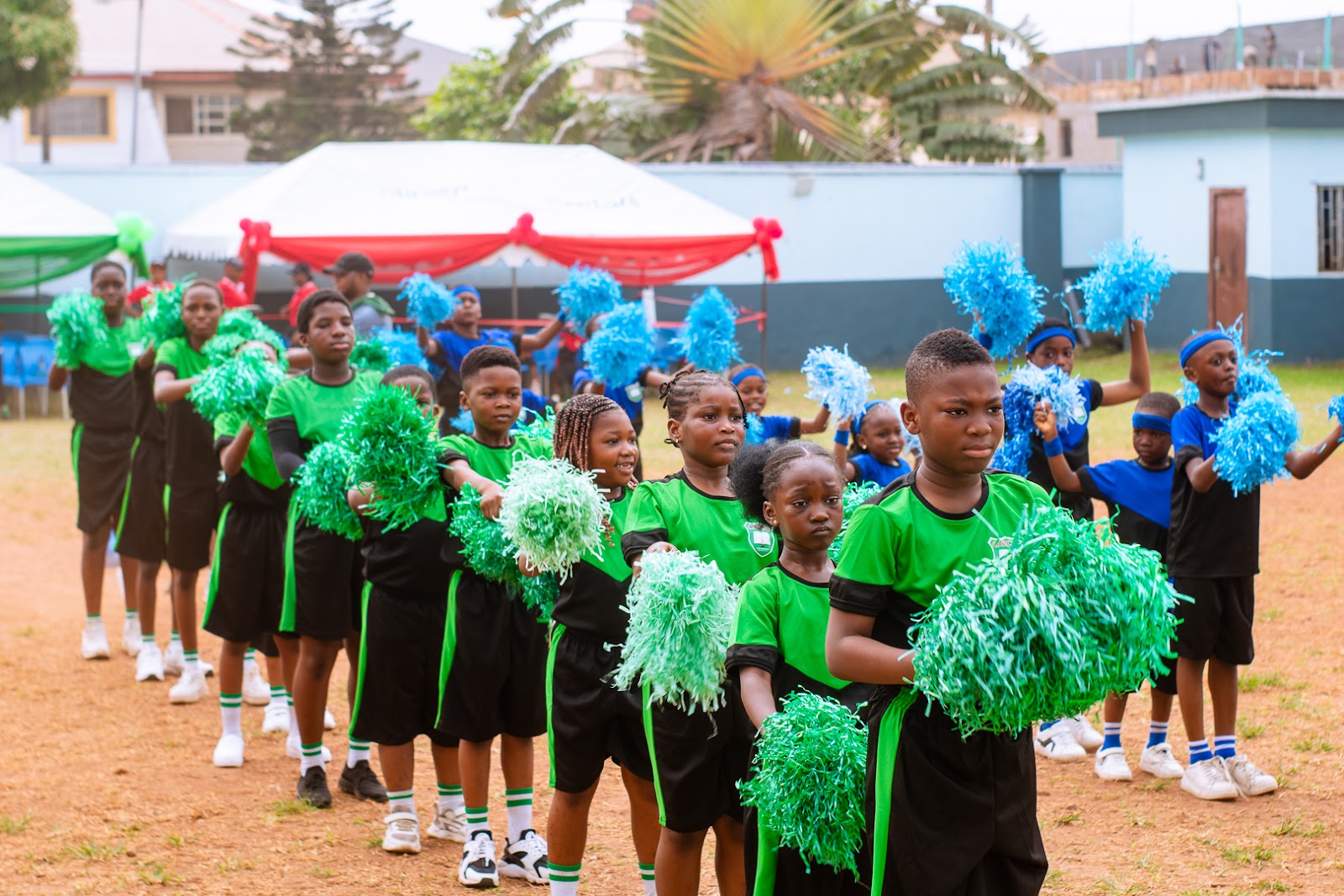 Citacad pupils celebrating sports day