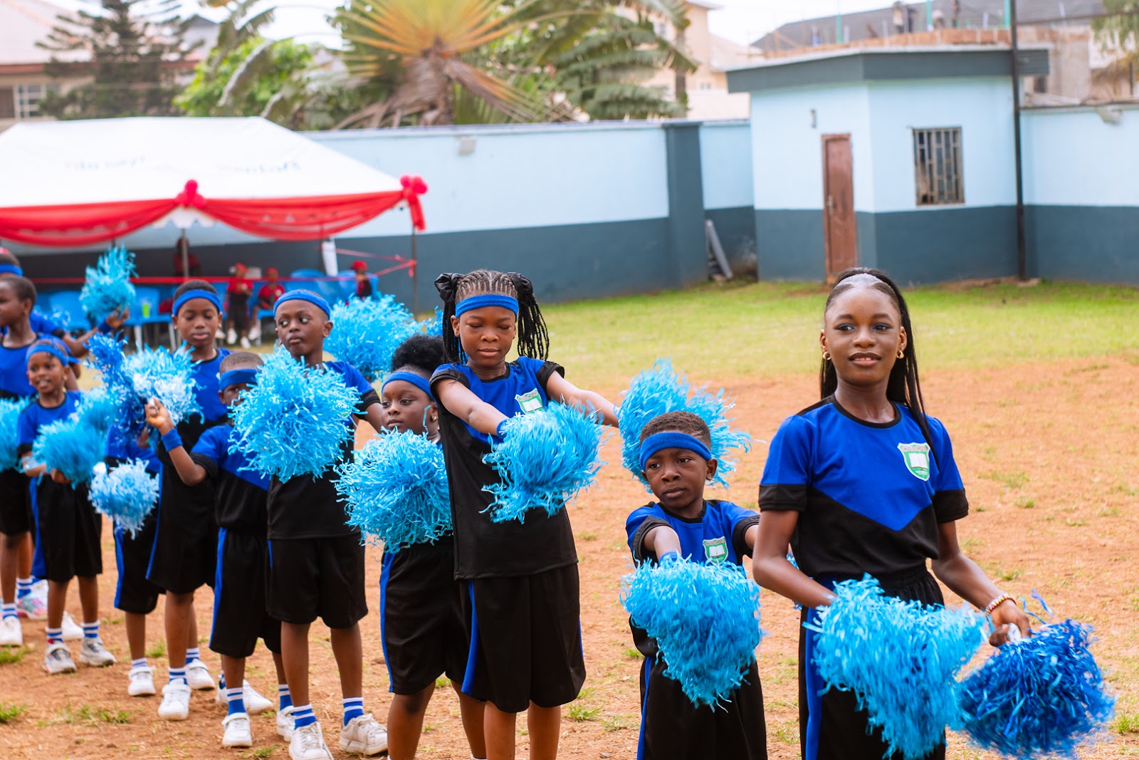 Citacad pupils celebrating at Sport Fiesta