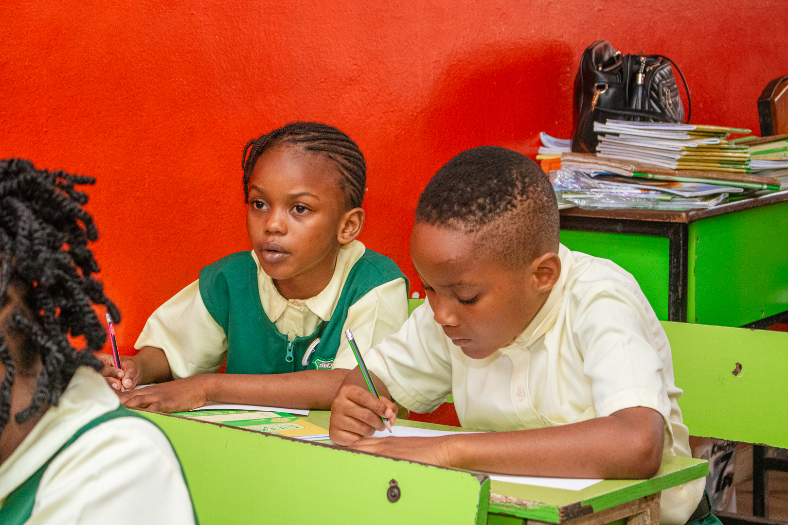 Citacad pupils taking part in a school activity