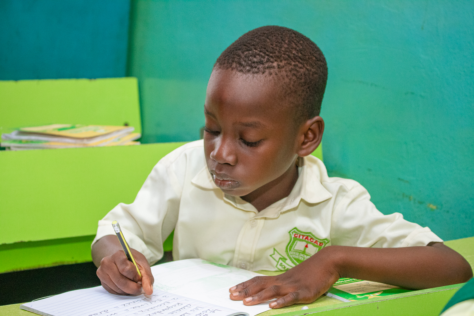 Children learning together in a Citacad classroom