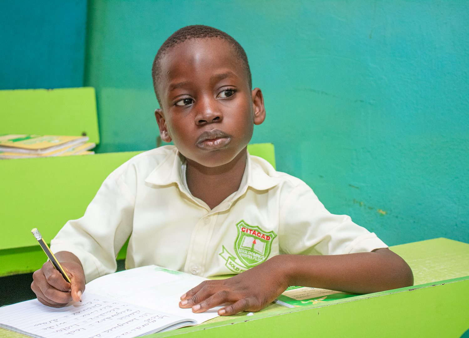 Children learning together in a Citacad classroom